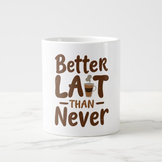 Beter Lait dan nooit Grote Koffiekop (Voorkant)