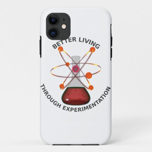 Beter leven dankzij experimenten Case-Mate iPhone case (Achterkant)