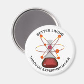 Beter leven dankzij experimenten magneet (Voorkant / Achterkant)