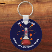 Beter leven dankzij experimenten sleutelhanger (Voorkant)