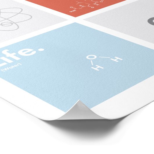 Beter leven dankzij het Poster chemie (Hoek)