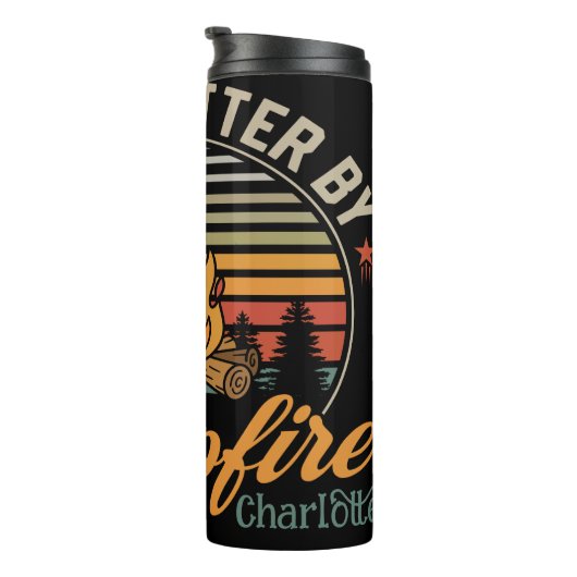 Beter leven: kampvuurgloed, buitenrust thermosbeker (Geroteerd rechts)