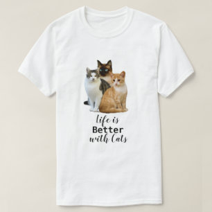 Beter leven met katten / Kat minnaar T-shirt