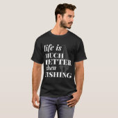 Beter leven met vissen t-shirt (Voorkant volledig)