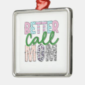 Beter mama bellen metalen ornament (Links)