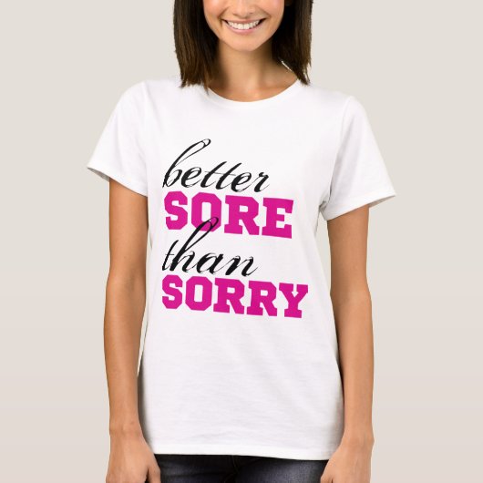 Beter MEER dan SORRY T-shirt (Voorkant)