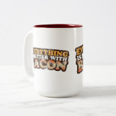 Beter met Bacon-Mok Tweekleurige Koffiemok (Voorkant links)