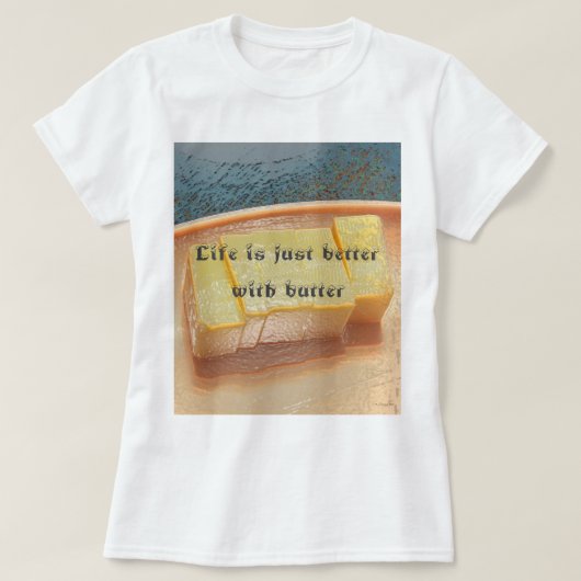 Beter met Butter Foodie T-shirt (Design voorkant)