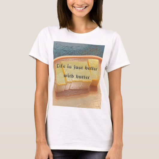Beter met Butter Foodie T-shirt (Voorkant)