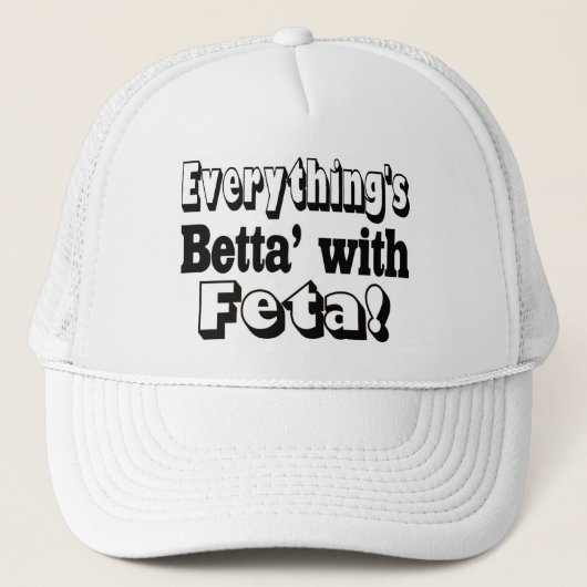 Beter met feta trucker pet (Voorkant)