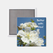 Beter met jou! magneten Lente Kersenbloesem (Voorkant / Achterkant)