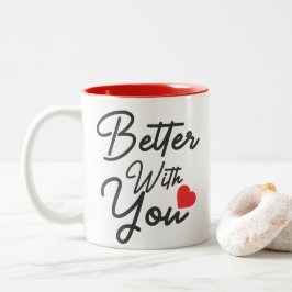 Beter met jou tweekleurige koffiemok