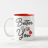 Beter met jou tweekleurige koffiemok (Links)