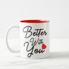 Beter met jou tweekleurige koffiemok