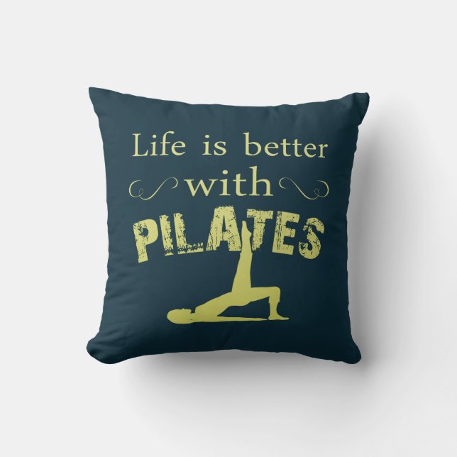 Beter met PILATES Kussen (Voorkant)