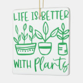 BETER MET PLANTEN KERAMISCH ORNAMENT (Links)