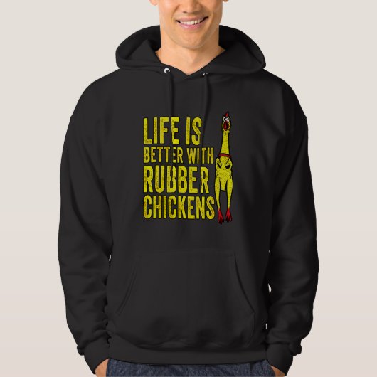 Beter met rubberkip hoodie (Voorkant)