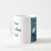 Beter mijn decaf maken koffiemok (Voorkant links)