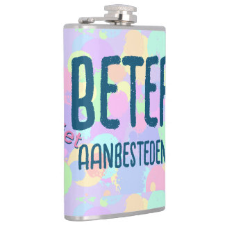 Beter niet aanbesteden heupfles