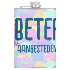 Beter niet aanbesteden heupfles