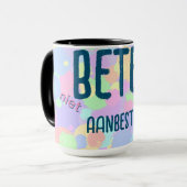 Beter niet aanbesteden mok (Voorkant links)