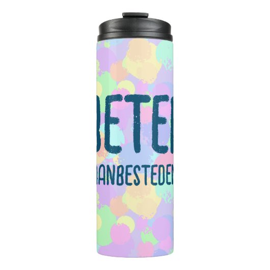 Beter niet aanbesteden thermosbeker (Voorkant)