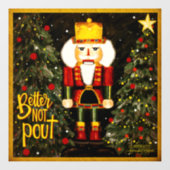 Beter niet Pout! "Inspiron" Windows Cling Raamsticker (Vel)