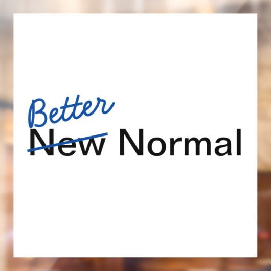 Beter normaal — autowrakken raamsticker (Vel 2)