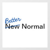 Beter normaal — autowrakken raamsticker (Vel)