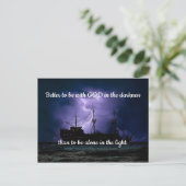 Beter om bij God in de duisternis te zijn dan alle Briefkaart (Staand voorkant)