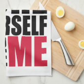 Beter om jezelf voor te bereiden dan om me te buig theedoek (Quarter Fold)