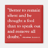 Beter om stil te blijven magneet (Voorkant)