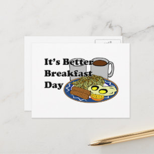 Beter Ontbijt Dag Briefkaart