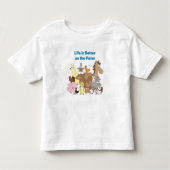 Beter op het Boerderij - Toddler Shirt (Voorkant)
