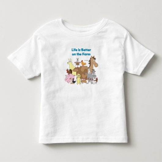 Beter op het Boerderij - Toddler Shirt (Voorkant)