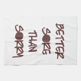 Beter opgeslagen dan helaas Motivatie werkout Theedoek