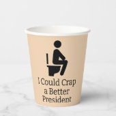Beter President papieren beker (Voorkant)