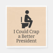 Beter President Papieren servet (Voorkant)