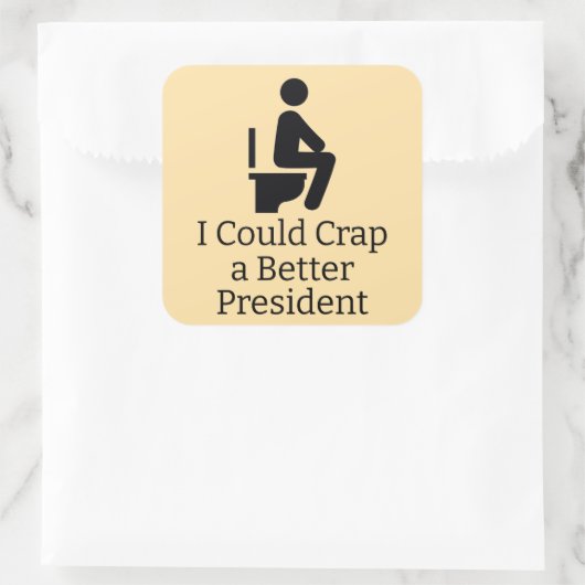 Beter President Sticker (Tas)