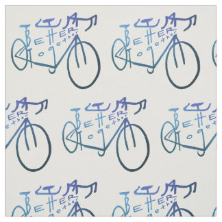 Beter samen blauw stof