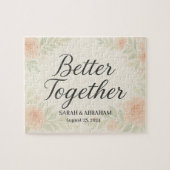 Beter samen bruiloft puzzel gunst legpuzzel (Horizontaal)