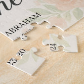 Beter samen  bruiloft puzzel gunst legpuzzel (Zijkant)