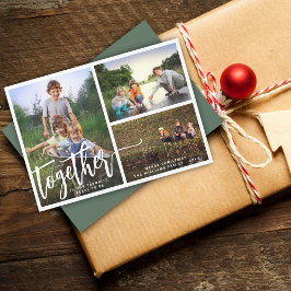 Beter samen drie foto's feestdagenkaart