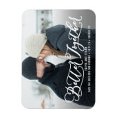 Beter samen EDITABLE KLEUR sparen de Datum Magneet (Verticaal)