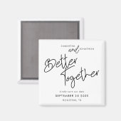 Beter samen Informeel Manuscript sparen de Datum Magneet (Voorkant / Achterkant)