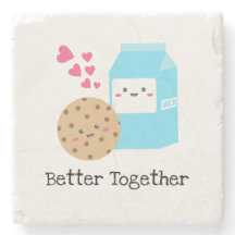 Beter samen Kawaii Milk en Cookies Cute Love