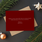 Beter Samen Kerst Leuk Schattige Foto Rood Feestdagenkaart