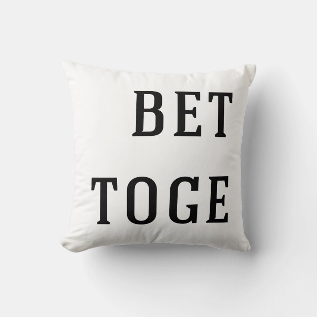 Beter samen kussen voor paren (Voorkant)