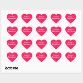 Beter samen Liefde Diva Pink Hart Sticker (Vel)