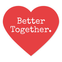 Beter Samen Liefde Helder Rood